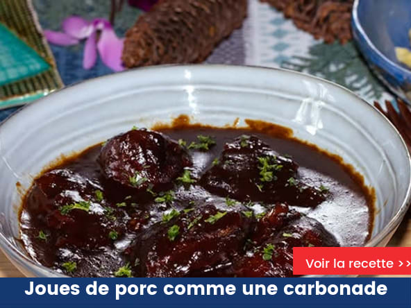 Joues de porc comme une carbonnade flamande